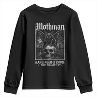 Mothman Harbinger of Doom Point Pleasant WV Youth Sweatshirt Gothic Horror Cryptid Creature