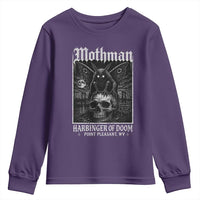Mothman Harbinger of Doom Point Pleasant WV Youth Sweatshirt Gothic Horror Cryptid Creature