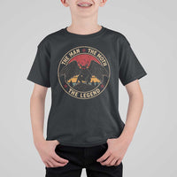 Funny Mothman The Man The Moth The Legend T Shirt For Kid Retro Folklore Creepy Cryptid