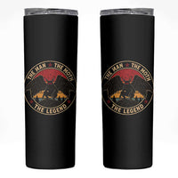 Funny Mothman The Man The Moth The Legend Skinny Tumbler Retro Folklore Creepy Cryptid