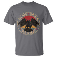 Funny Mothman The Man The Moth The Legend T Shirt Retro Folklore Creepy Cryptid