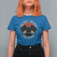 Funny Mothman The Man The Moth The Legend T Shirt For Women Retro Folklore Creepy Cryptid