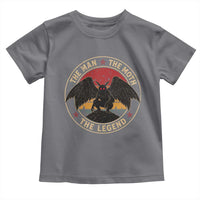 Funny Mothman The Man The Moth The Legend Toddler T Shirt Retro Folklore Creepy Cryptid