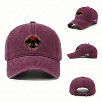 Funny Mothman The Man The Moth The Legend Washed Cotton Baseball Cap Retro Folklore Creepy Cryptid