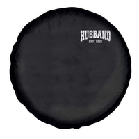 Husband Est 2026 Spare Tire Cover Just Married Couple Matching Wedding Honeymoon