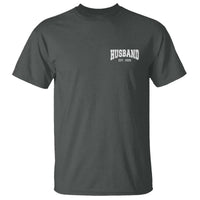 Husband Est 2026 T Shirt Just Married Couple Matching Wedding Honeymoon
