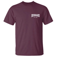Husband Est 2026 T Shirt Just Married Couple Matching Wedding Honeymoon
