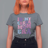 Funny Football Mom T Shirt For Women In My Cheer Mom Era Cheerleader Pompom - Wonder Print Shop