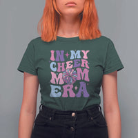 Funny Football Mom T Shirt For Women In My Cheer Mom Era Cheerleader Pompom - Wonder Print Shop