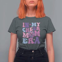 Funny Football Mom T Shirt For Women In My Cheer Mom Era Cheerleader Pompom - Wonder Print Shop