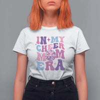 Funny Football Mom T Shirt For Women In My Cheer Mom Era Cheerleader Pompom - Wonder Print Shop