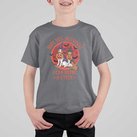 Funny Halloween Dog T Shirt For Kid Why Yes Actually I Can Drive A Stick Witch - Wonder Print Shop