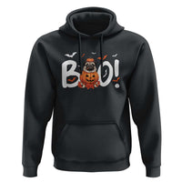 Funny French Bulldog Halloween Hoodie Boo Cute Dog Pumpkin Bat Maple Leaf Pet