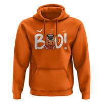 Funny French Bulldog Halloween Hoodie Boo Cute Dog Pumpkin Bat Maple Leaf Pet