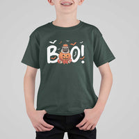 Funny French Bulldog Halloween T Shirt For Kid Boo Cute Dog Pumpkin Bat Maple Leaf Pet - Wonder Print Shop