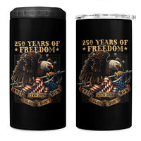 250th American Anniversary 4 in 1 Can Cooler Tumbler 250 Years Of Freedom Independence American Flag - Wonder Print Shop