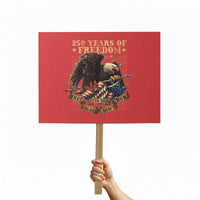 250th American Anniversary Protest Sign 250 Years Of Freedom Independence American Flag - Wonder Print Shop