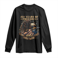 250th American Anniversary Long Sleeve Shirt 250 Years Of Freedom Independence American Flag - Wonder Print Shop