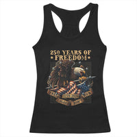 250th American Anniversary Racerback Tank Top 250 Years Of Freedom Independence American Flag - Wonder Print Shop