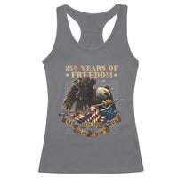 250th American Anniversary Racerback Tank Top 250 Years Of Freedom Independence American Flag - Wonder Print Shop