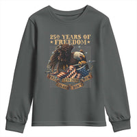250th American Anniversary Youth Sweatshirt 250 Years Of Freedom Independence American Flag - Wonder Print Shop