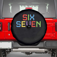 Six Seven Meme Pixel 67 Gen Alpha Meme Spare Tire Cover - Wonder Print Shop