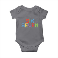 Six Seven Meme Pixel 67 Gen Alpha Meme Baby Onesie - Wonder Print Shop