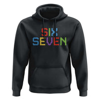 Six Seven Meme Pixel 67 Gen Alpha Meme Hoodie - Wonder Print Shop