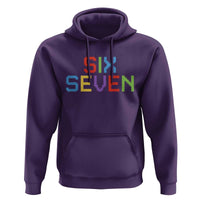 Six Seven Meme Pixel 67 Gen Alpha Meme Hoodie - Wonder Print Shop