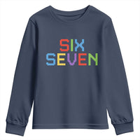 Six Seven Meme Pixel 67 Gen Alpha Meme Youth Sweatshirt - Wonder Print Shop