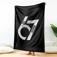 Funny Six Seven 67 Meme Gen Alpha Slang Throw Blanket - Wonder Print Shop