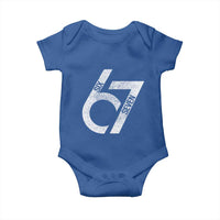 Funny Six Seven 67 Meme Gen Alpha Slang Baby Onesie - Wonder Print Shop