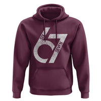 Funny Six Seven 67 Meme Gen Alpha Slang Hoodie - Wonder Print Shop