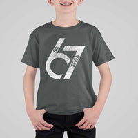 Funny Six Seven 67 Meme Gen Alpha Slang T Shirt For Kid - Wonder Print Shop