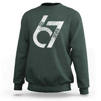 Funny Six Seven 67 Meme Gen Alpha Slang Sweatshirt - Wonder Print Shop