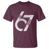 Funny Six Seven 67 Meme Gen Alpha Slang T Shirt - Wonder Print Shop