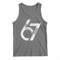 Funny Six Seven 67 Meme Gen Alpha Slang Tank Top - Wonder Print Shop