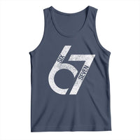 Funny Six Seven 67 Meme Gen Alpha Slang Tank Top - Wonder Print Shop