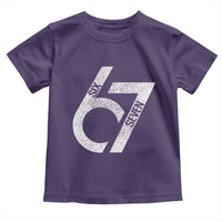 Funny Six Seven 67 Meme Gen Alpha Slang Toddler T Shirt - Wonder Print Shop