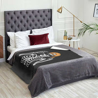 Funny Six Seven 67 Skeleton Gen Alpha Halloween Meme Throw Blanket - Wonder Print Shop