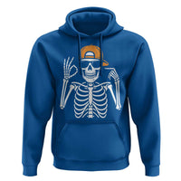 Funny Six Seven 67 Skeleton Gen Alpha Halloween Meme Hoodie - Wonder Print Shop