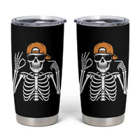 Funny Six Seven 67 Skeleton Gen Alpha Halloween Meme Tumbler Cup - Wonder Print Shop