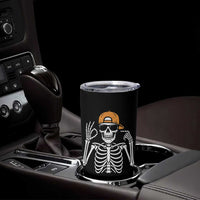 Funny Six Seven 67 Skeleton Gen Alpha Halloween Meme Tumbler Cup - Wonder Print Shop