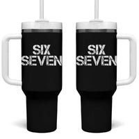 Six Seven Meme Vintage 67 Gen Alpha Meme Tumbler With Handle - Wonder Print Shop
