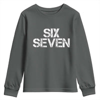 Six Seven Meme Vintage 67 Gen Alpha Meme Youth Sweatshirt - Wonder Print Shop