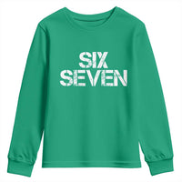 Six Seven Meme Vintage 67 Gen Alpha Meme Youth Sweatshirt - Wonder Print Shop