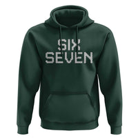 Six Seven Meme Pixel 67 Gen Alpha Internet Joke Hoodie - Wonder Print Shop