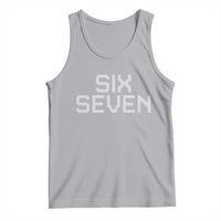 Six Seven Meme Pixel 67 Gen Alpha Internet Joke Tank Top - Wonder Print Shop