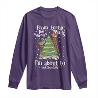 From The Windows To The Walls I'm About To Deck These Halls Christmas Long Sleeve Shirt - Wonder Print Shop