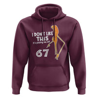 Funny Marcus The Worm 67 Meme Hoodie I Dont Like This Its Pissing Me Off - Wonder Print Shop